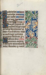 Livro de Horas de Uso de Rouen: fol. 96r, c. 1470 de Master of the Geneva Latini