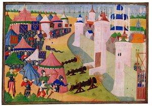 O assalto à cidade forte de Afrique, século XV.