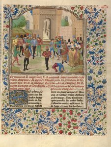 A concorrência em Sittacene e o apaziguamento de Sisigambis de Master of the Jardin de vertueuse consolation