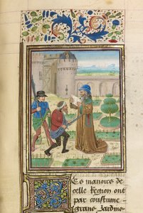 A morte de Parmenion, ca 1470-1475. de Master of the Jardin de vertueuse consolation