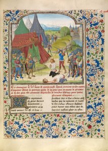A execução de Filotas de Master of the Jardin de vertueuse consolation