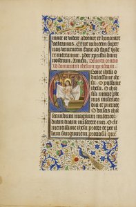Inicial O: O Homem das Dores de Master of the Llangattock Hours