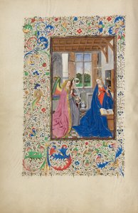 A Anunciação de Master of the Llangattock Hours