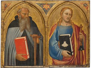 Abade de Santo Antônio e São Tiago Maior de Master of the Misericordia