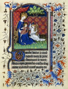 Virgem coroada, c.1430-1440 de Master of the Munich Golden Legend