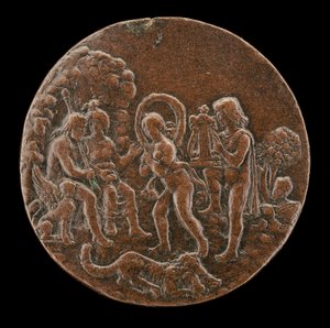 Orfeu e Eurídice Antes de Plutão e Prosérpina, quarto quartel do século XV.
