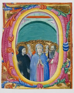 Todos os santos em um E ou O inicial, ca. 1430-40.