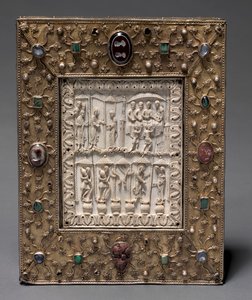 Relicário em forma de livro, c. 1000. de Master of the Registrum Gregorii
