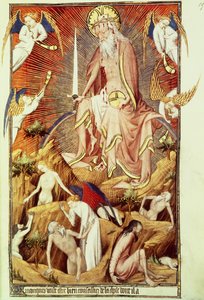 Senhora Lat. 9471 f.194 O Juízo Final, dos Grandes Heures de Rohan, c.1418-25 (ver também 121172)