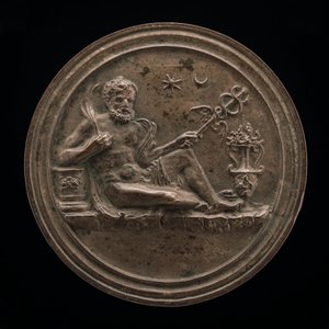 Mercúrio, início do século XVI. de Master of the Roman Charity