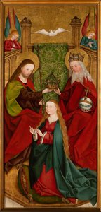 A Coroação da Bem-Aventurada Virgem Maria, ca 1485-1490. de Master of the Sacristy of Kaufbeuren