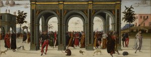 A história de Griselda. Parte II: Exílio, c.1490-1495 de Master of the Story of Griselda