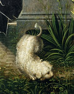 A pregação de São Gerião, "o sermão pastoral" ... de Master of the View of Saint Gudula
