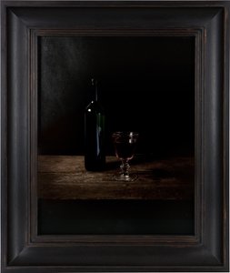 Última refeição no corredor da morte, Adolf Eichmann, 2012 (Impressão em transferência digital sobre pergaminho de pele de cabra) de Mat Collishaw