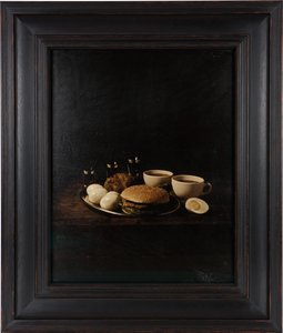Last Meal on Death Row, Gary Gilmore, 2012 (Impressão em transferência digital sobre pergaminho de pele de cabra) de Mat Collishaw
