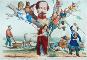 Alegoria da Itália durante o Risorgimento de Mata