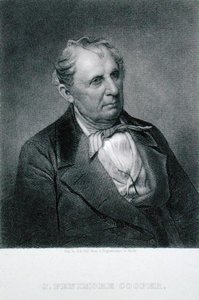 James Fenimore Cooper (1789-1851), gravada por Henry Bryan Hall (1808-84) após um daguerreótipo (gravura) de Mathew (after) Brady