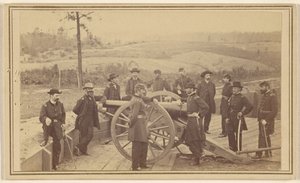 General Sherman e o seu estado-maior diante de Atlanta, 19 de julho de 1864 de Mathew B. Brady