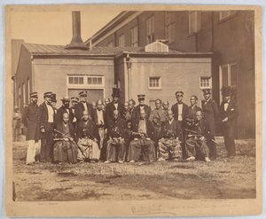 [Embaixada japonesa, estaleiro naval, Washington, DC] de Mathew B. Brady