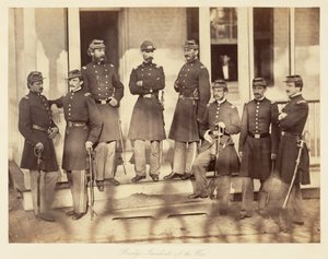 Oficiais do 71.º Regimento de Infantaria de Nova Iorque