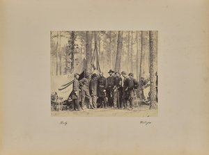 Oleiro e pessoal de Mathew B. Brady