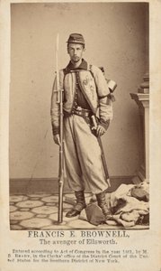 Francis E. Brownell, 1861 (foto) de Mathew Brady