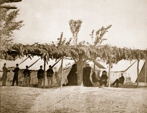 Hospital Geral, City Point, 1861-65 de Mathew B. Brady
