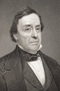 Lewis Cass, da &39;Galeria de Retratos Históricos&39;, publicado em 1880