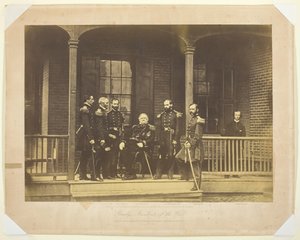 Tenente-General Scott, General-em-Chefe, Exército e Estado-Maior dos EUA, 1861. de Mathew Brady