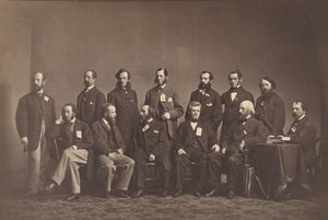 [Membros da Comissão Sanitária de Nova Iorque], ca. 1860. de Mathew Brady