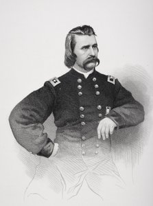 Retrato de John Alexander Logan (1826-86) (lito) de Mathew B. Brady