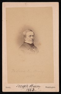 Retrato de Joseph Henry 1797-1878, 1863. de Mathew Brady