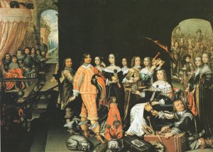 Glorificação da viúva eleitoral Elisabeth Charlotte de Brandenburg como Rainha de Saba de Mathias Czwiczek