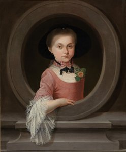 Retrato de uma rapariga (óleo sobre tela) de Mathias de Visch