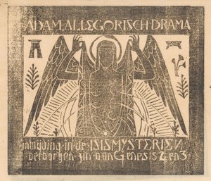 Figura alada com seis peitos
Adam, Drama alegórico (título sobre o objecto) de Mathieu Lauweriks (attributed to)