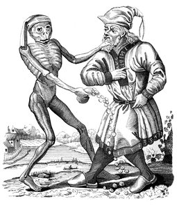 A Morte e o Judeu, século XVII, 1849. de Mathieu Marian