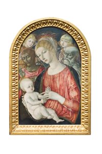 Madonna e Criança com anjos, São João Baptista e São Jerónimo de Matteo di (c.1430 95) Giovanni