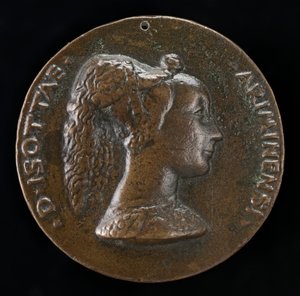 Isotta degli Atti, 14321433-1474, Senhora 1446, depois Esposa depois de 1453, de Sigismondo Malatesta [obv