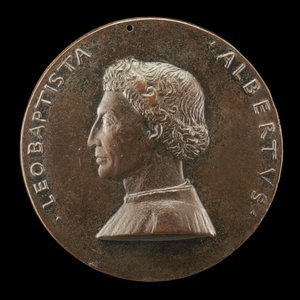 Leone Battista Alberti, 1404-1472, Arquiteto e Escritor sobre Arte e Ciência [anverso], 14461450.