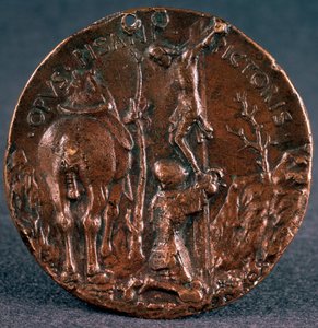 Medale para a glória de Sigismondo Pandolfo Malatesta Reverse, 1446.