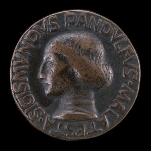 Sigismondo Pandolfo Malatesta, 1417-1468, Senhor de Rimini e Fano [obverso], 1447.