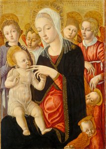 Madonna e Child with Angels and Cherubim, c. 14601465.