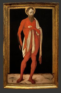 São Bartolomeu, apóstolo. Pintura de Matteo di Giovanni (ca. 1430-1495), óleo sobre madeira, arte italiana