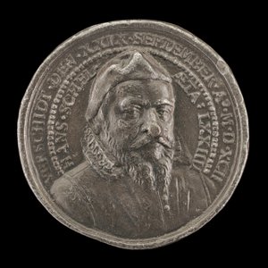 Hans Schel, 1518-1592, Patrício de Nurembergue [obverso], 1592. de Matthäus Carl