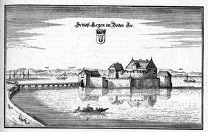 Argen - excerto da Topographia Sueviae (Schwaben) de Matthaus Merian