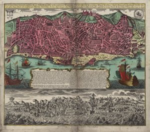 Mapa da colecção de mapas da Biblioteca Nacional. O mapa foi publicado em Augsburg de Matthäus Seutter
