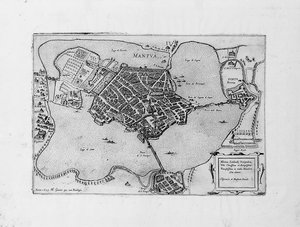 Mântua, 1629 de Matthaus Greuter