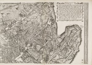 Mapa de Roma, parte superior direita