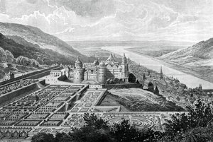 Castelo de Heidelberg, Alemanha, em 1620 1903.