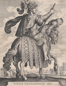 Gravura 10: Imperador Tito a Cavalo, de 